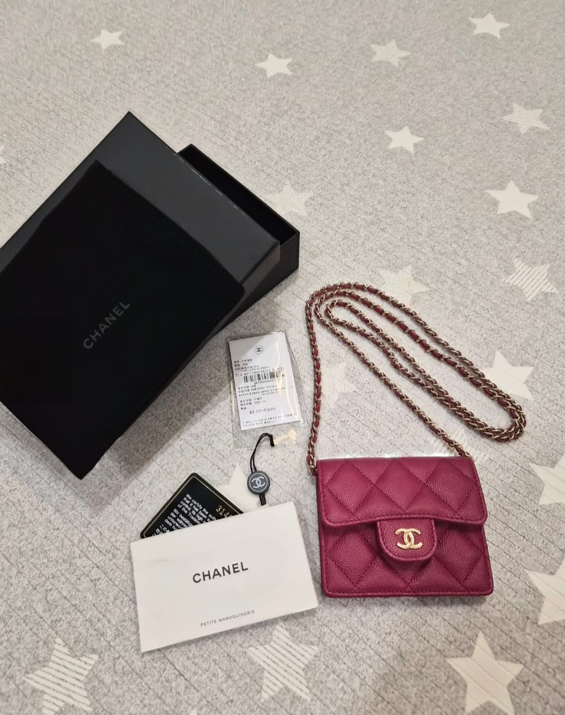 급처!!)샤넬 클레식 체인 카드홀더 아코디언 미니백 상품이미지1