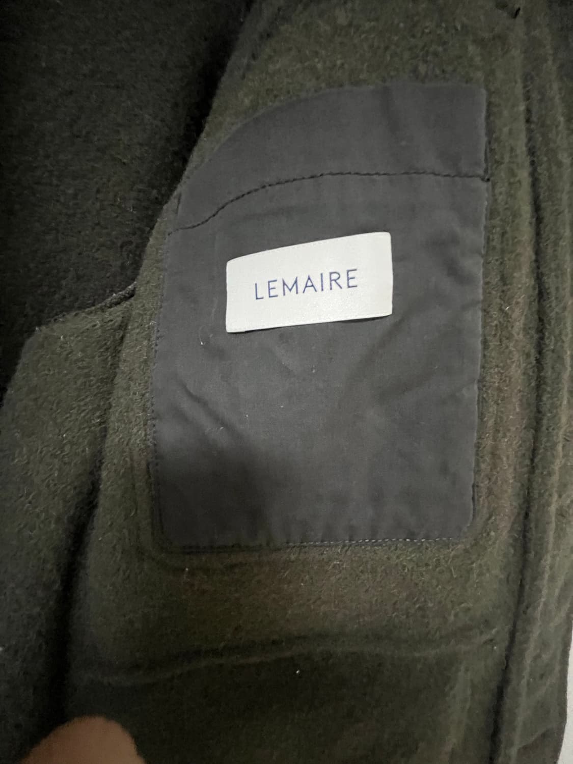 르메르 헌팅자켓 퓨터그린 46size 상품이미지3