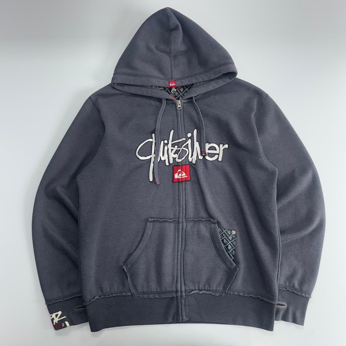 Quiksilver 퀵실버 라이트 네이비 후드집업 상품이미지3