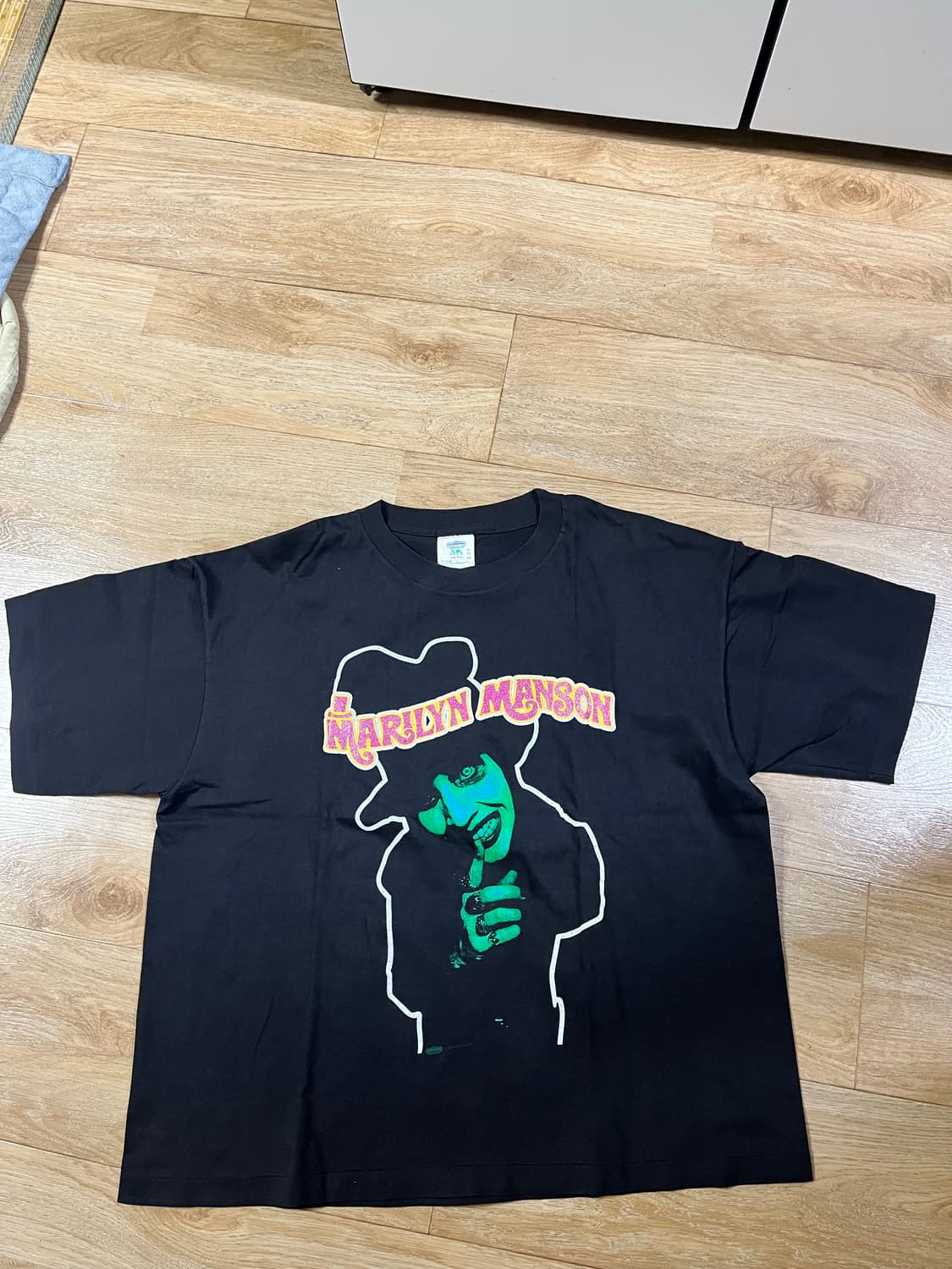 90s og 마릴린 맨슨 dope fiend 밴드티 판매합니다 상품이미지2