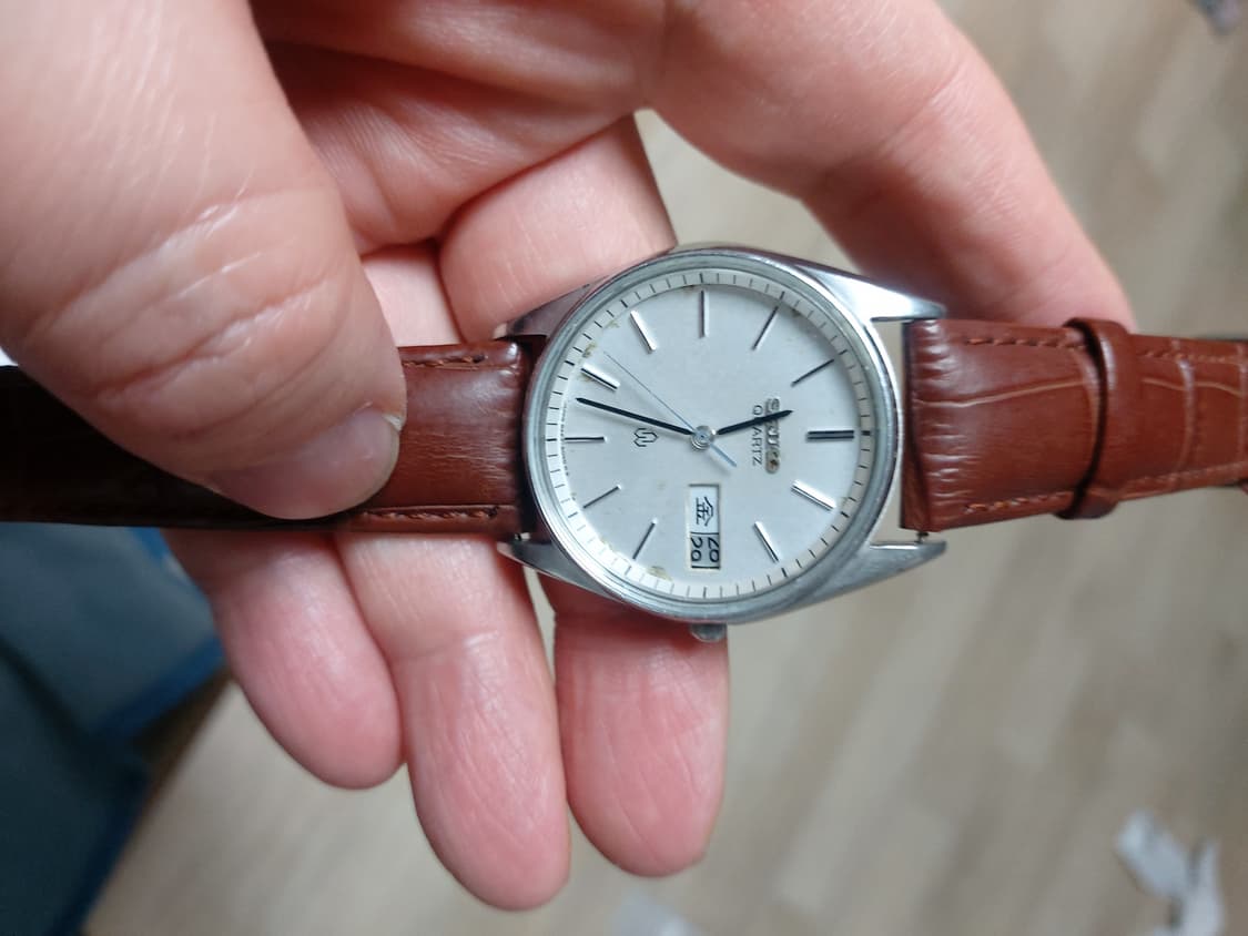 세이코 브라운 가죽 시계 상품이미지1