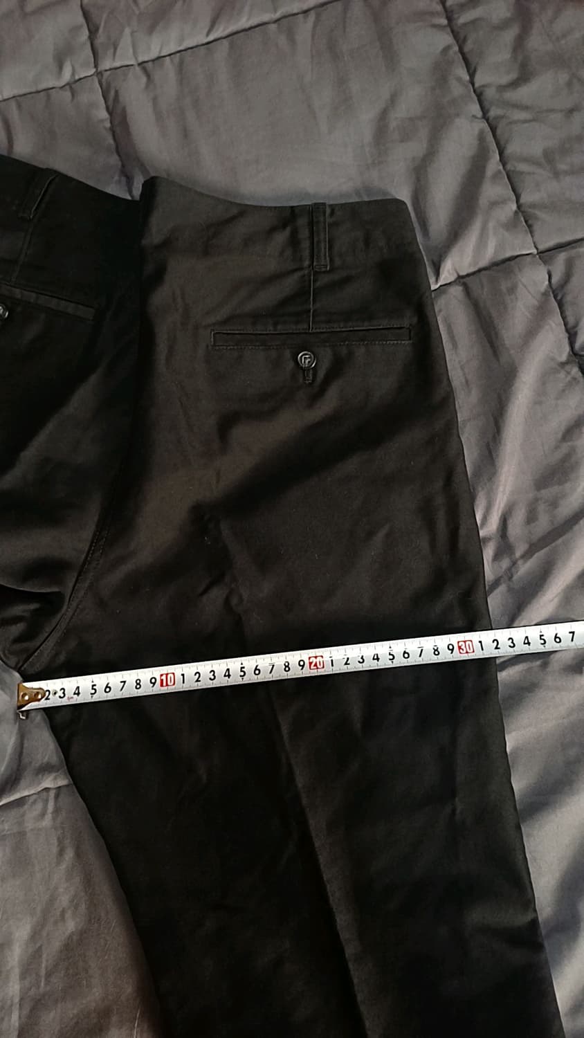 유니클로 블랙면바지 33인치 기장94 상품이미지7