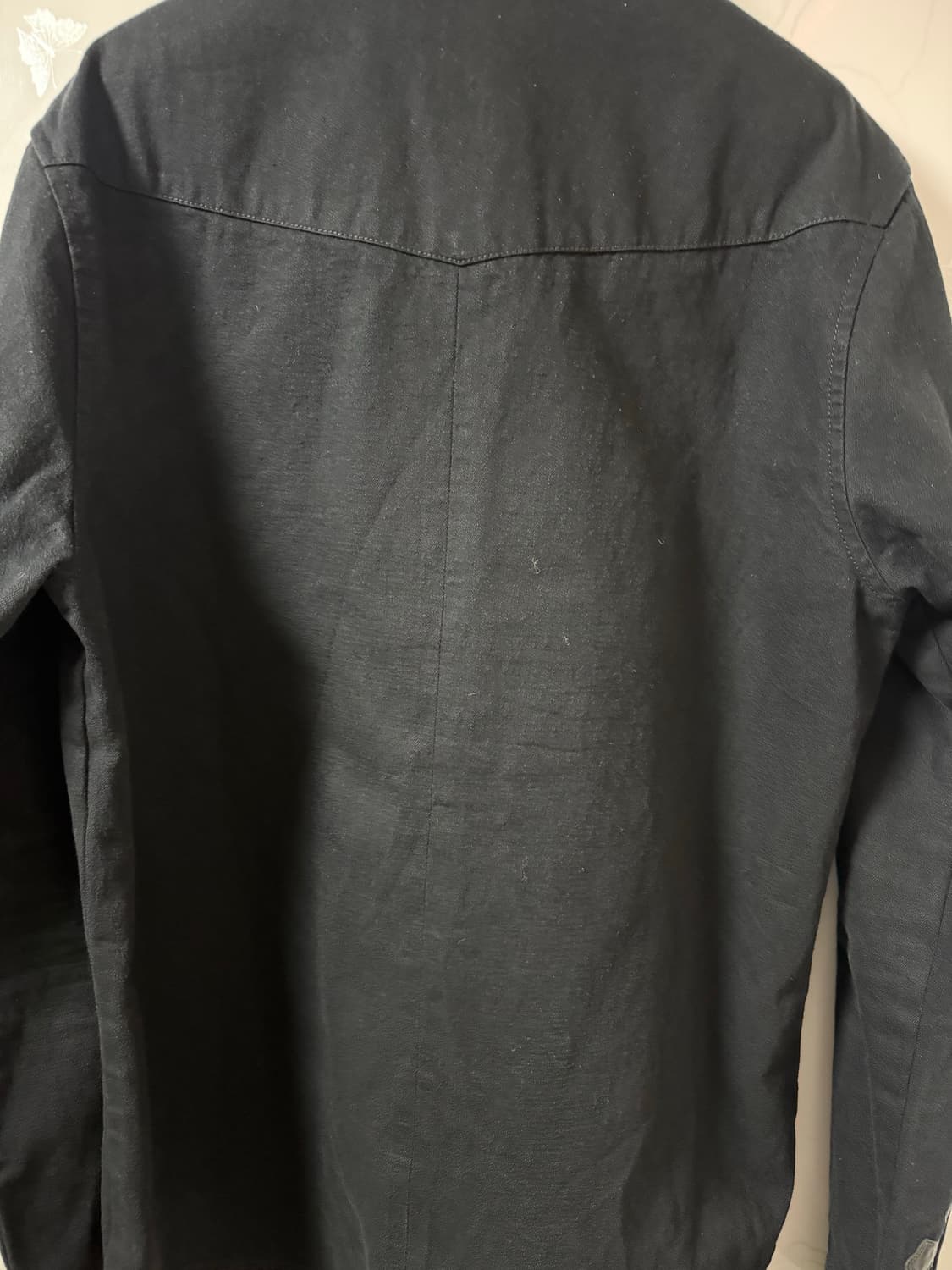 크롬하츠 웨스턴 셔츠 블랙 레더패치 M 상품이미지2