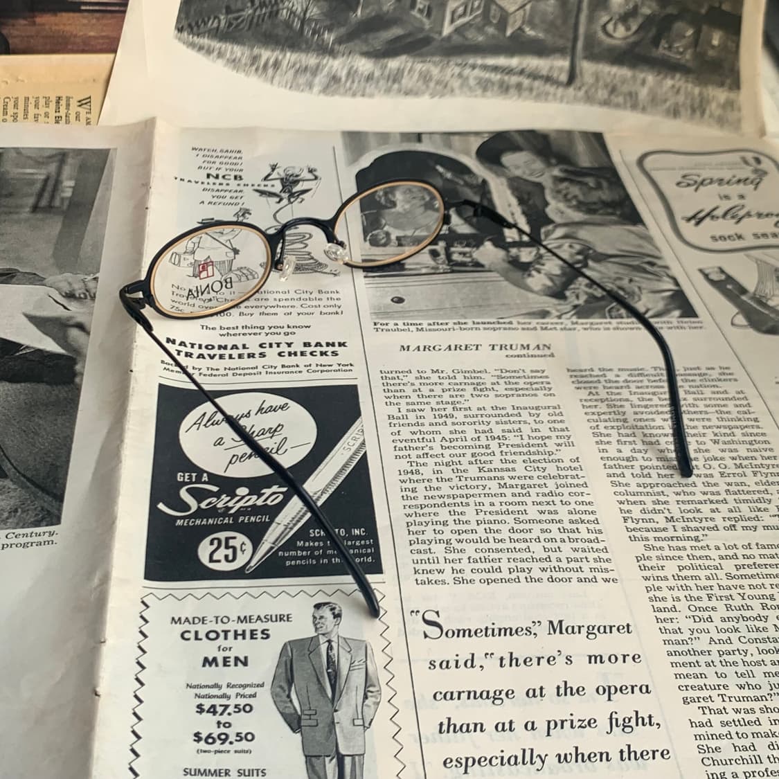 [픽키-711] BONIA 빈티지 블랙 메탈 오벌 안경테 상품이미지4