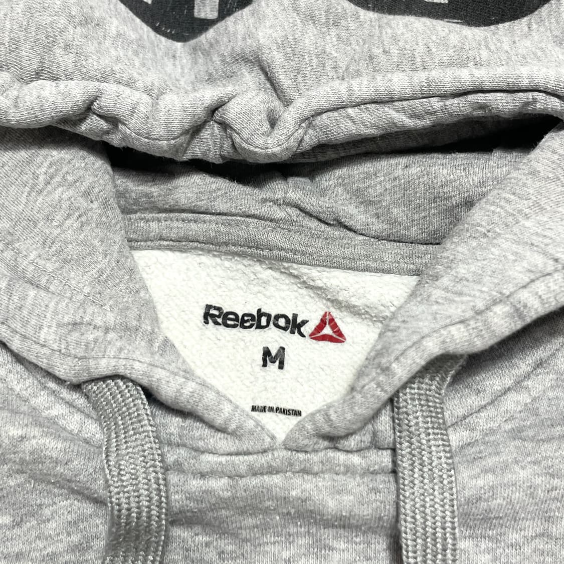 리복 크로스핏 프린팅 그레이 기모 후드티셔츠 여성M 상품이미지4