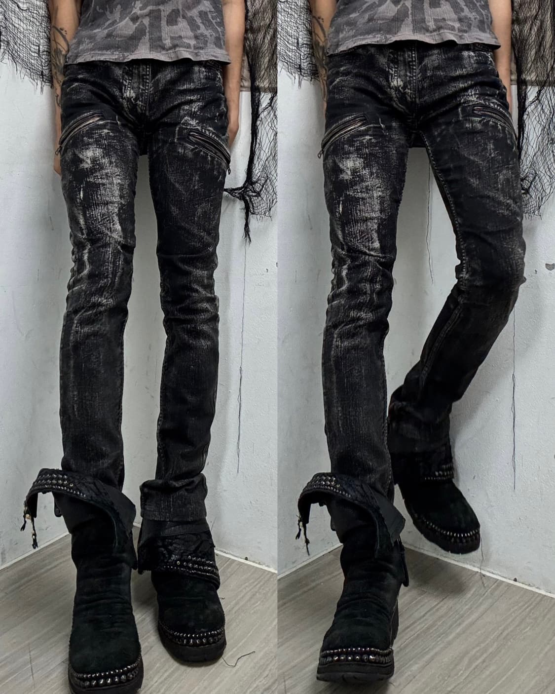 [L.G.B] Archive Coated Wolf Pants 상품이미지1