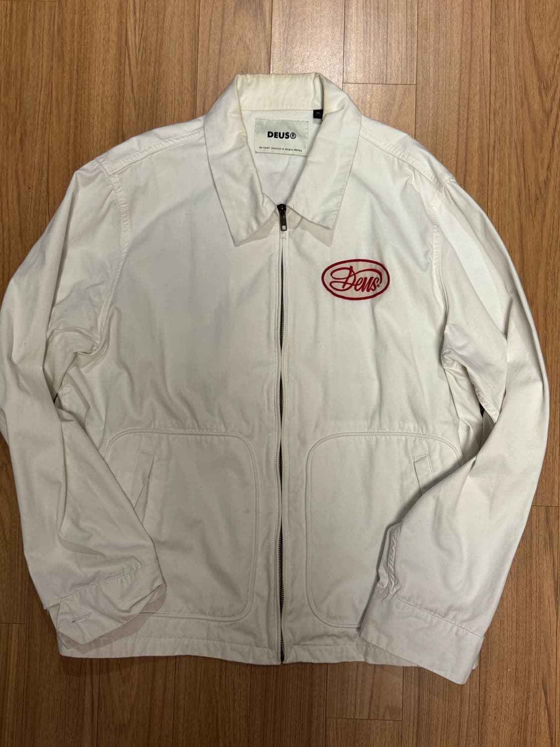 데우스 걸프 드리즐러 자켓 화이트 XL 상품이미지2