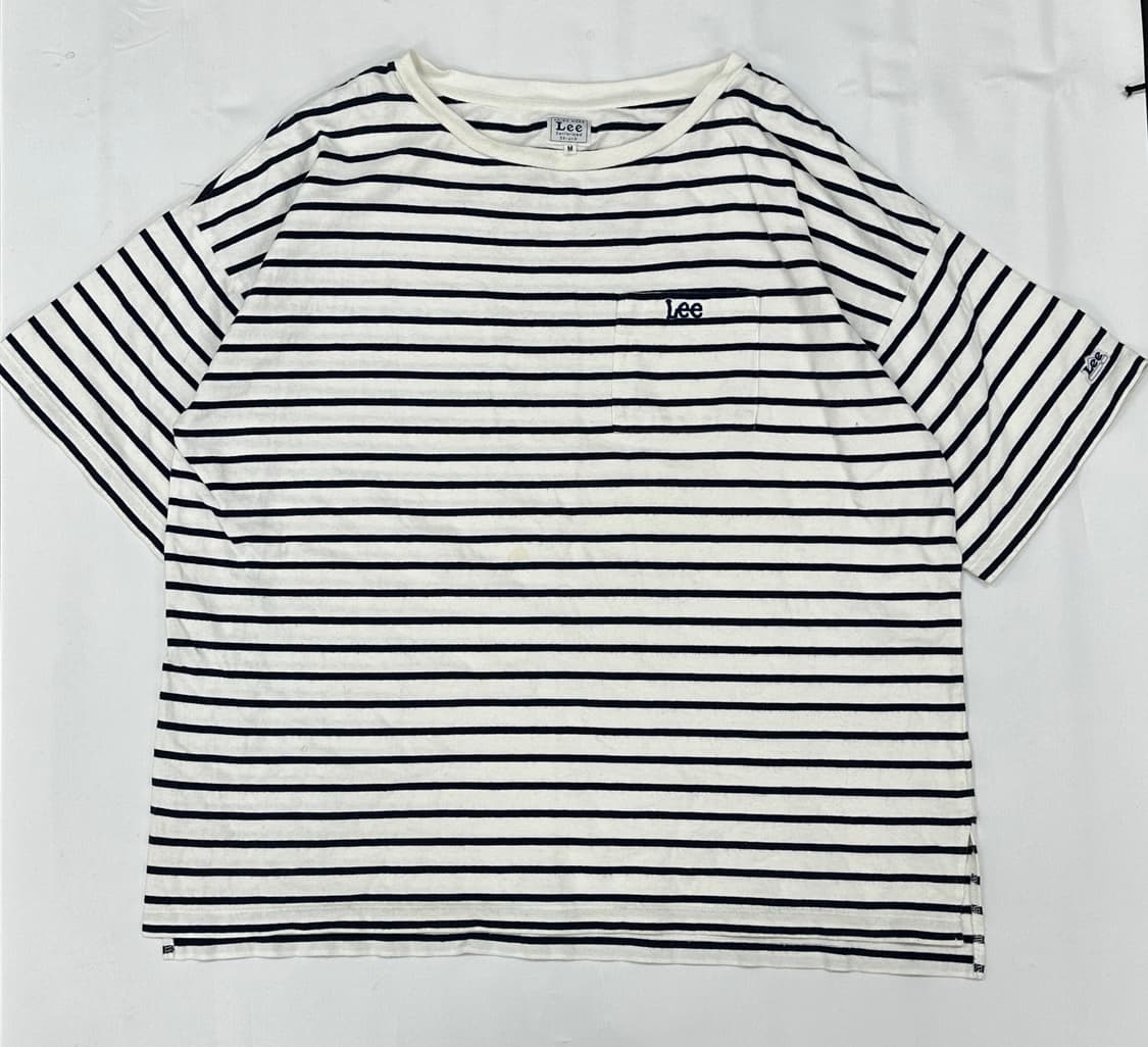 재팬 Lee 단가라 루즈핏 오버핏 빈티지 반팔 티셔츠  상품이미지2