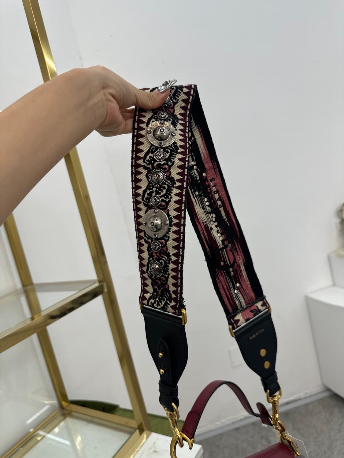 디올 미니 새들 + 스트랩 포함 상품이미지6