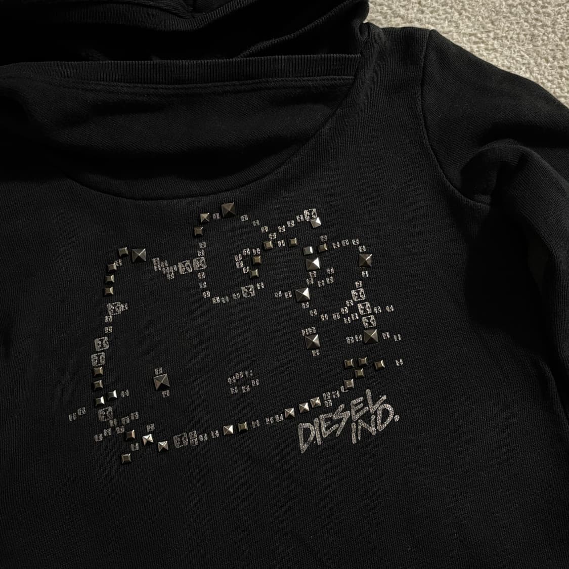 [아동복] 디젤 헬로키티 블랙 후드 원피스 상품이미지2