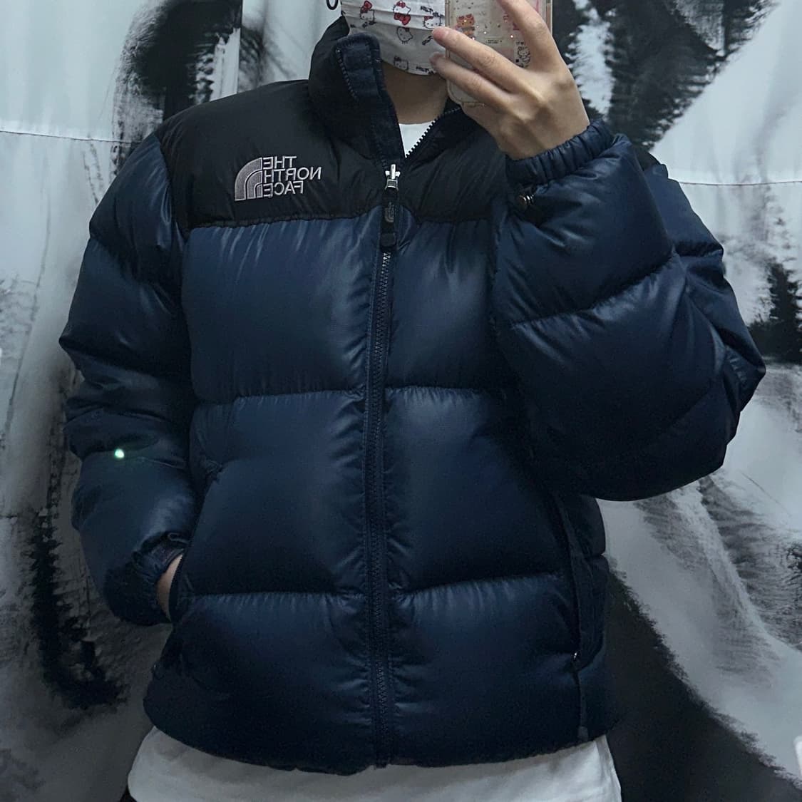노스페이스 곤색 700 구형 눕시다운패딩 상품이미지1