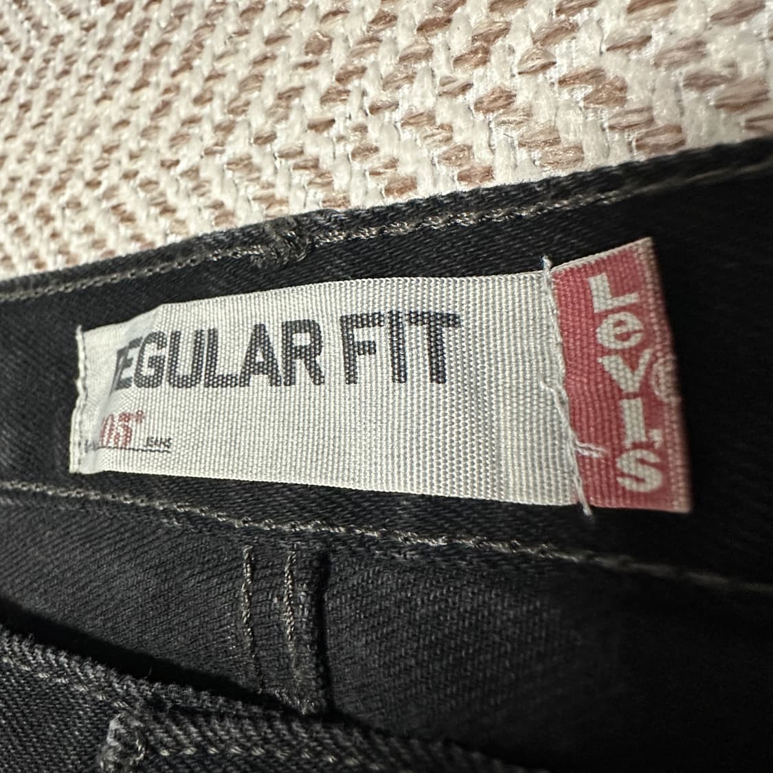 LEVI'S 505 black denim pants work 상품이미지4