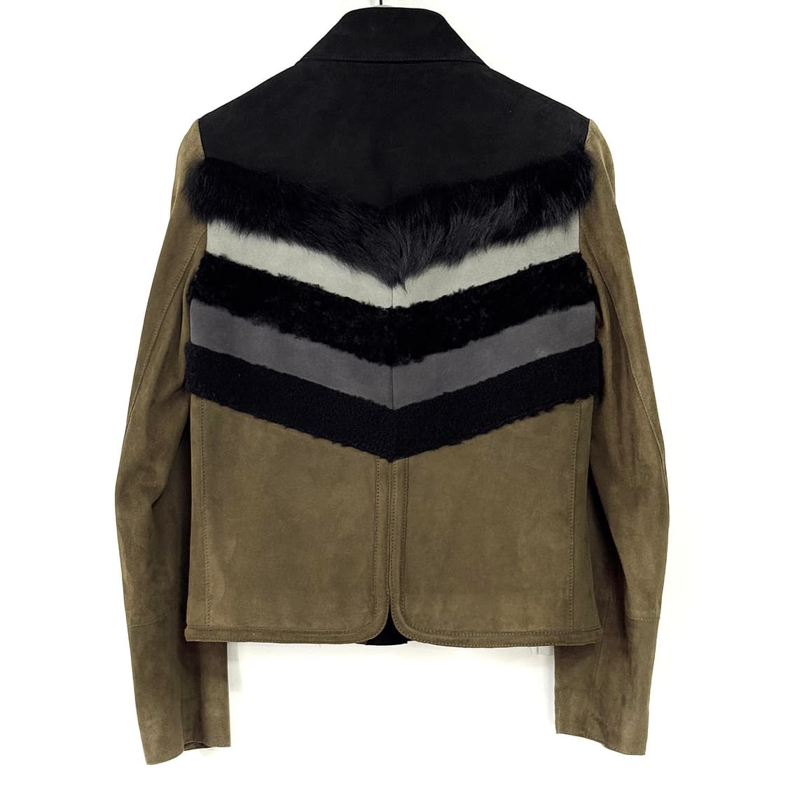 롱샴 램스킨 스웨이드 레더 자켓 상품이미지5