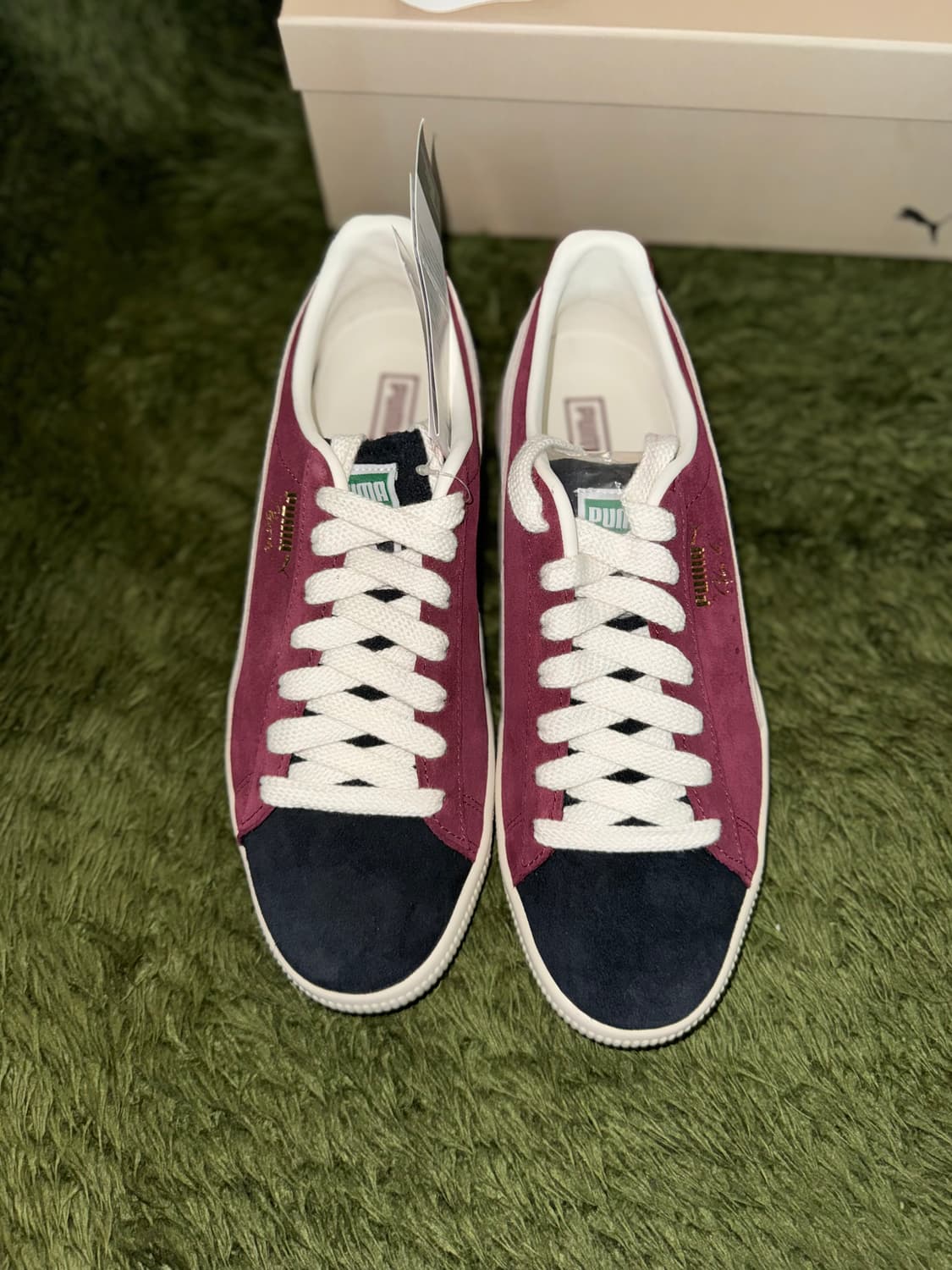 [280] 푸마 클라이드 OG 아카이브 퍼플 다크 재스퍼 아이보리 상품이미지2