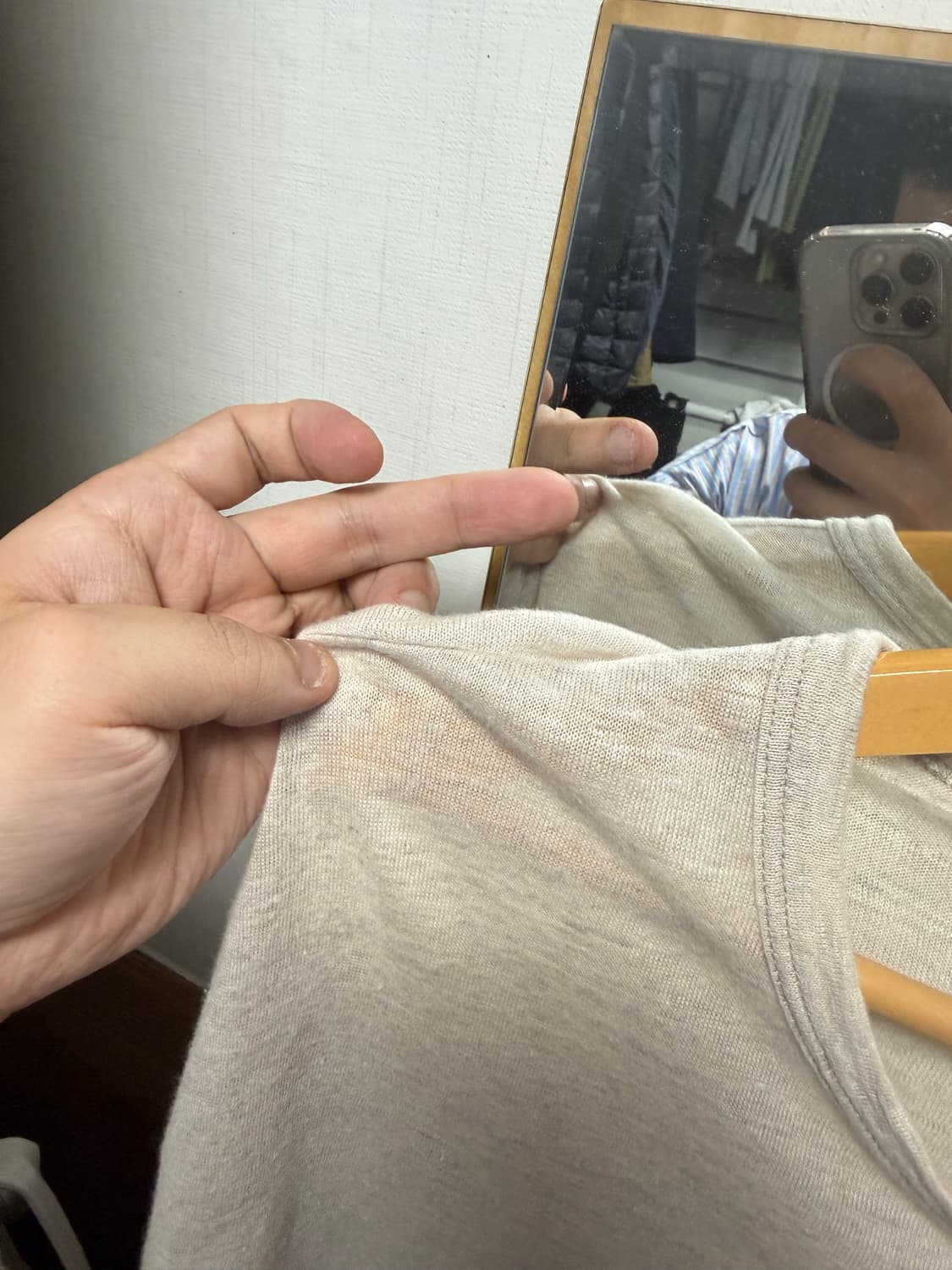 Steven alan 스티븐알란 린넨 티셔츠 L 상품이미지4