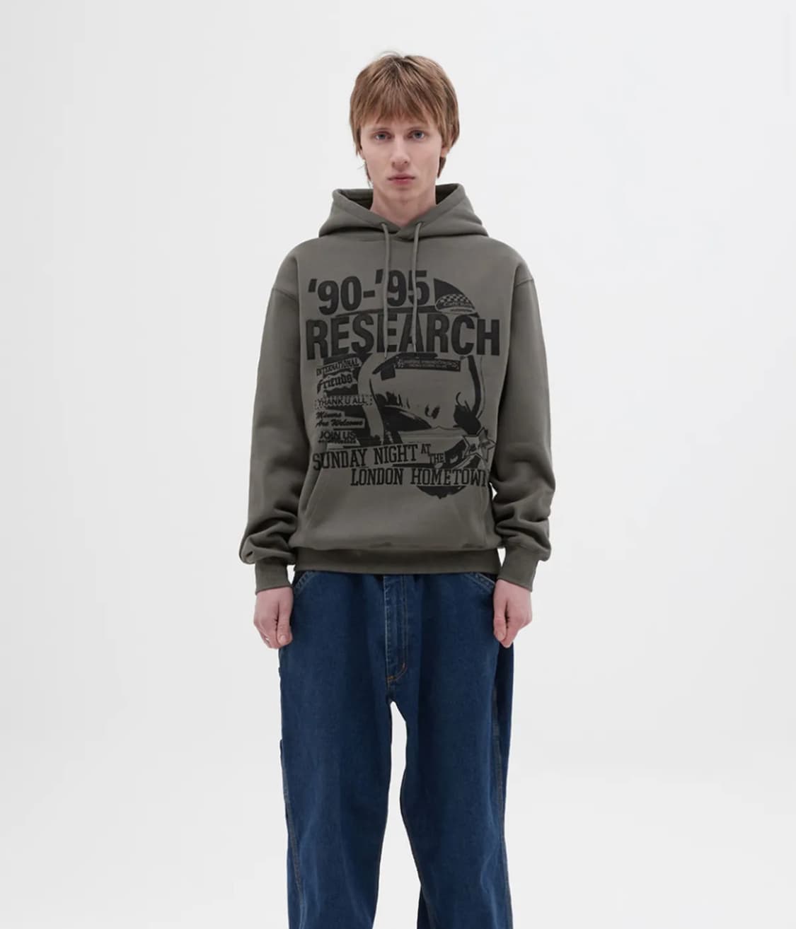 비바스튜디오 RESEARCH HOODIE [KHAKI] 상품이미지2