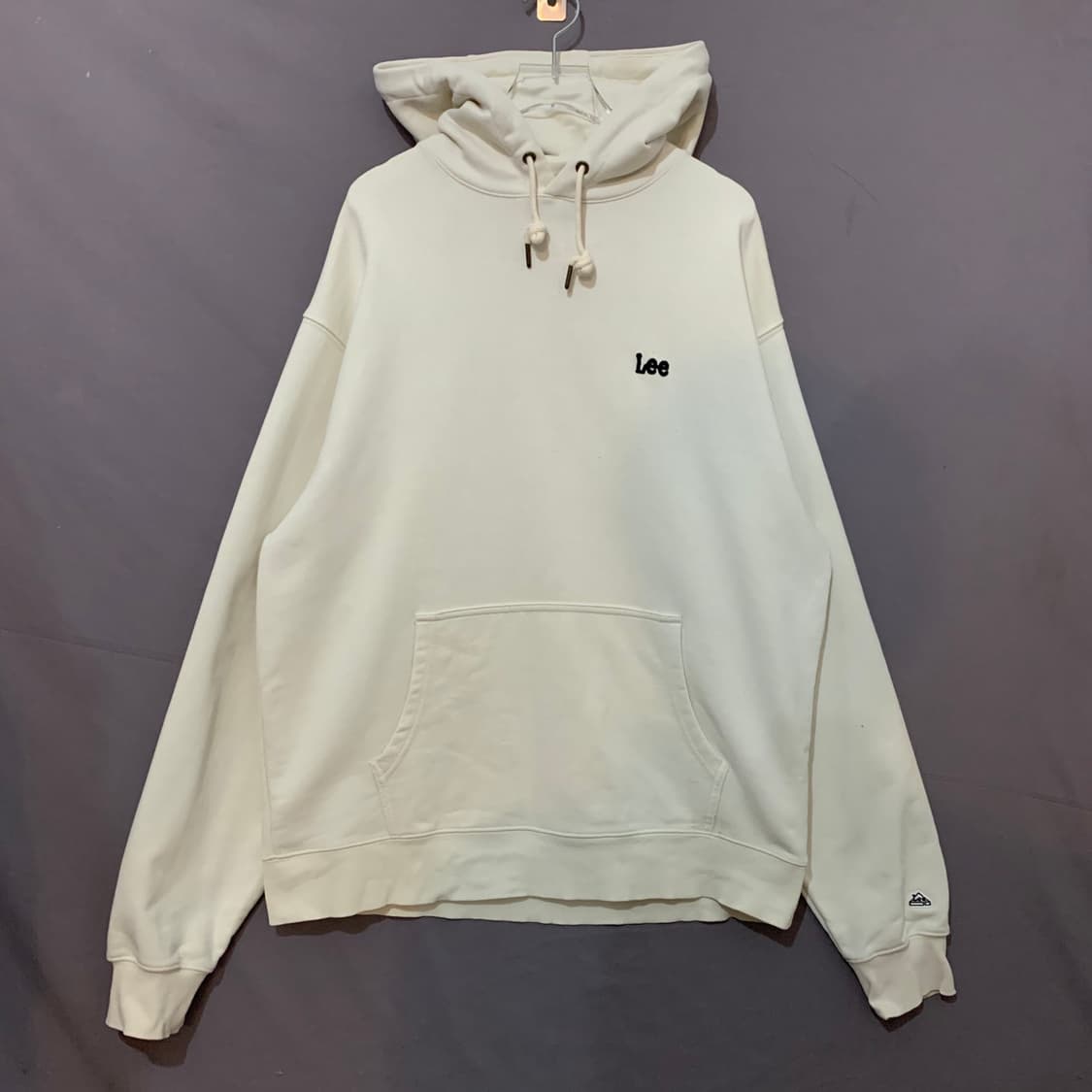 XL LEE 리 스몰 트위치 자수 오버핏 후드티 상품이미지1