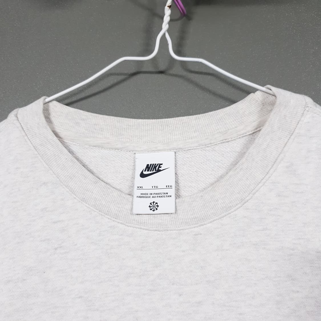 2XL) 나이키 신형 21FW 에센셜 리바이벌 세미 브러쉬드크루 맨투맨 상품이미지6