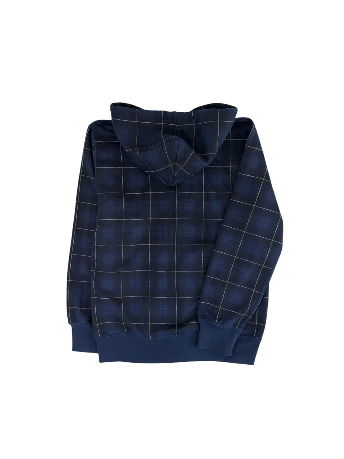 유니클로 체크 후드집업 m 상품이미지2