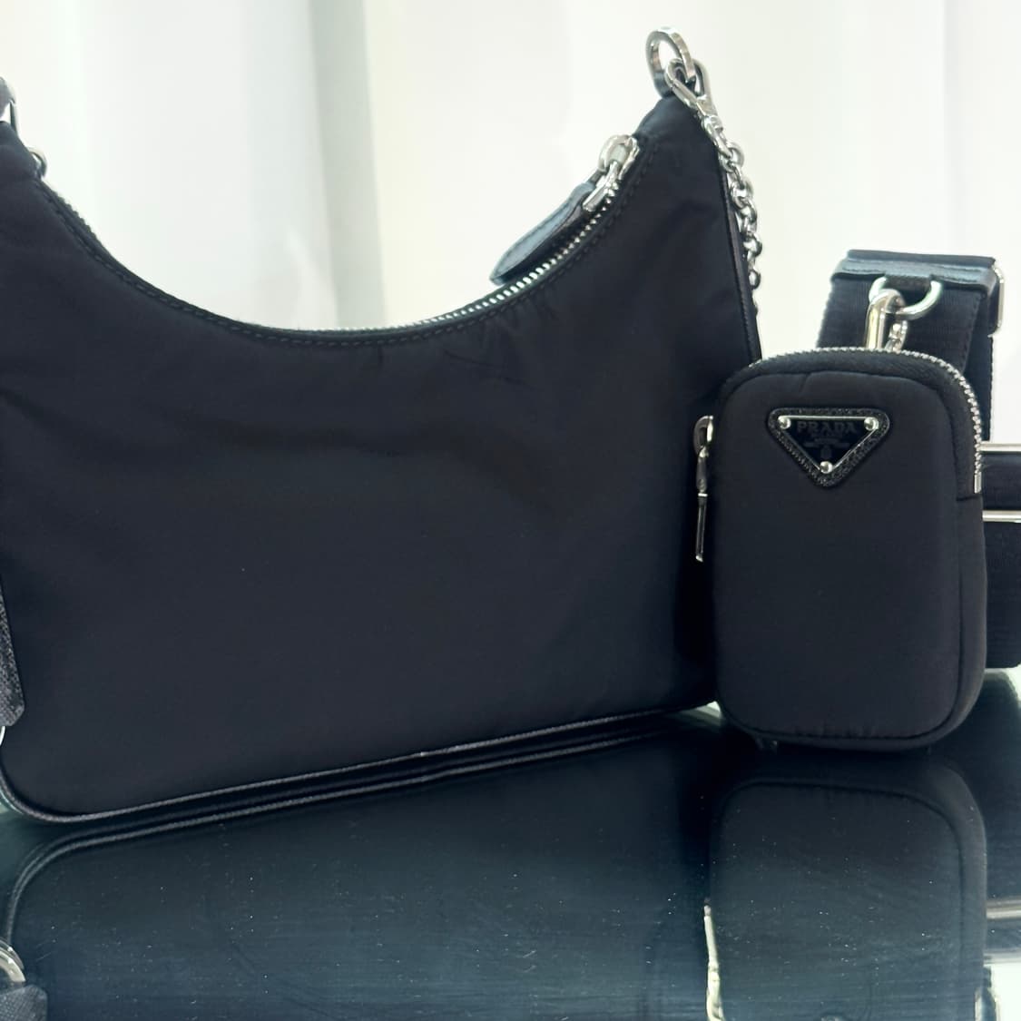 [정품] 프라다 리나일론 2005 리에디션 테수토 호보백  상품이미지6