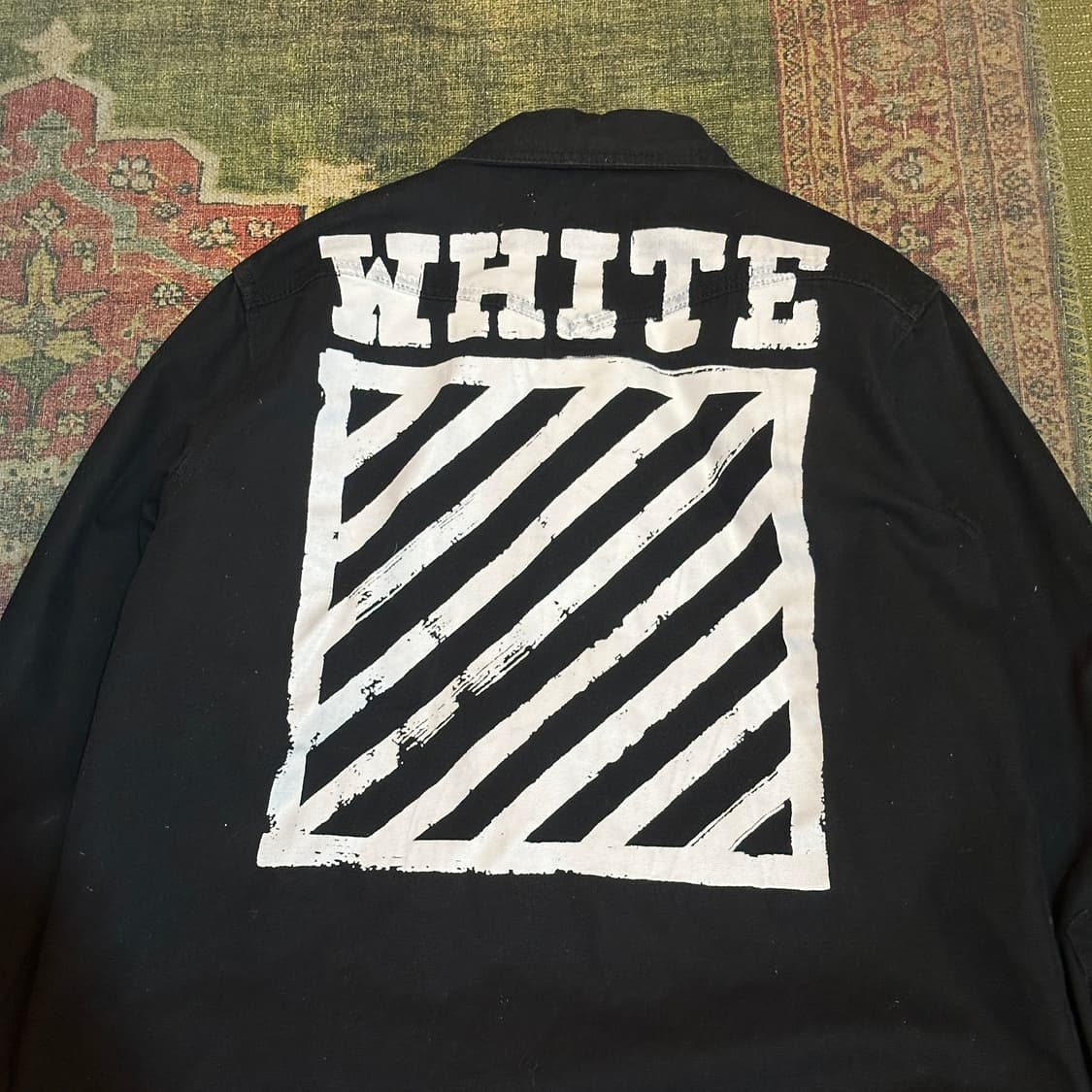 오프화이트 데님 셔츠 상품이미지3