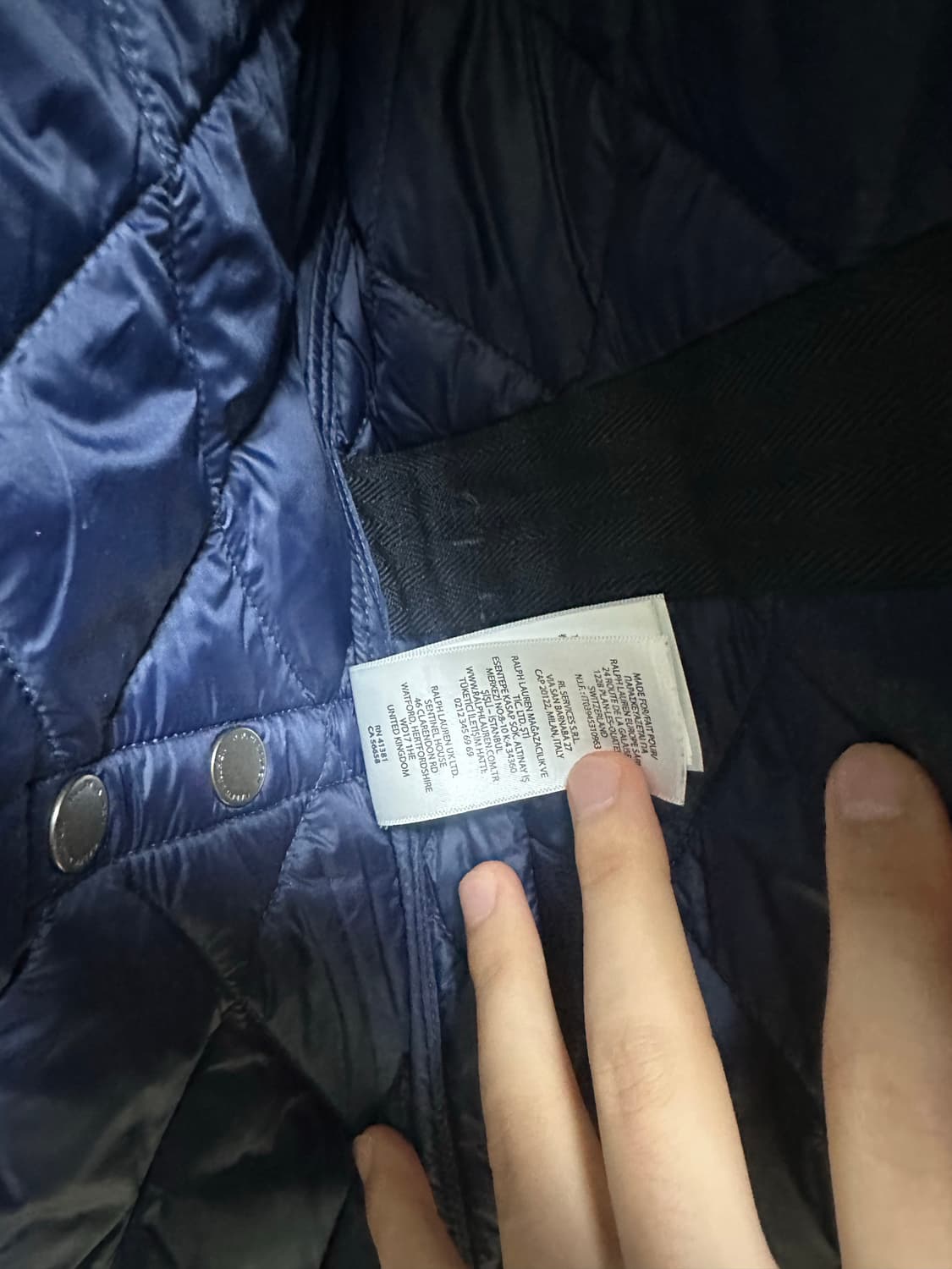 폴로 퀄팅 자켓 M (175/96a) 상품이미지5