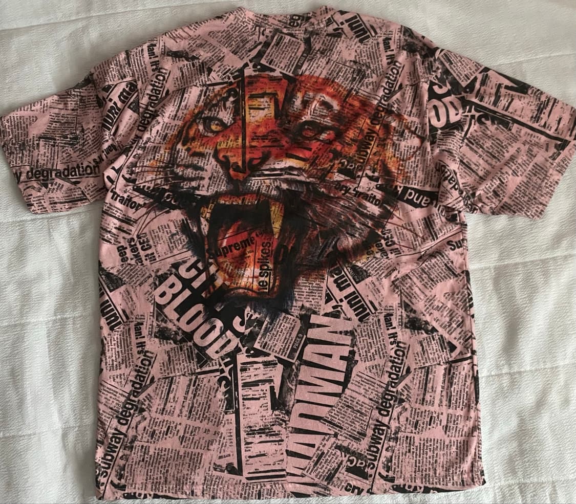 (S)슈프림 25SS Newspaper S/S Top 상품이미지8