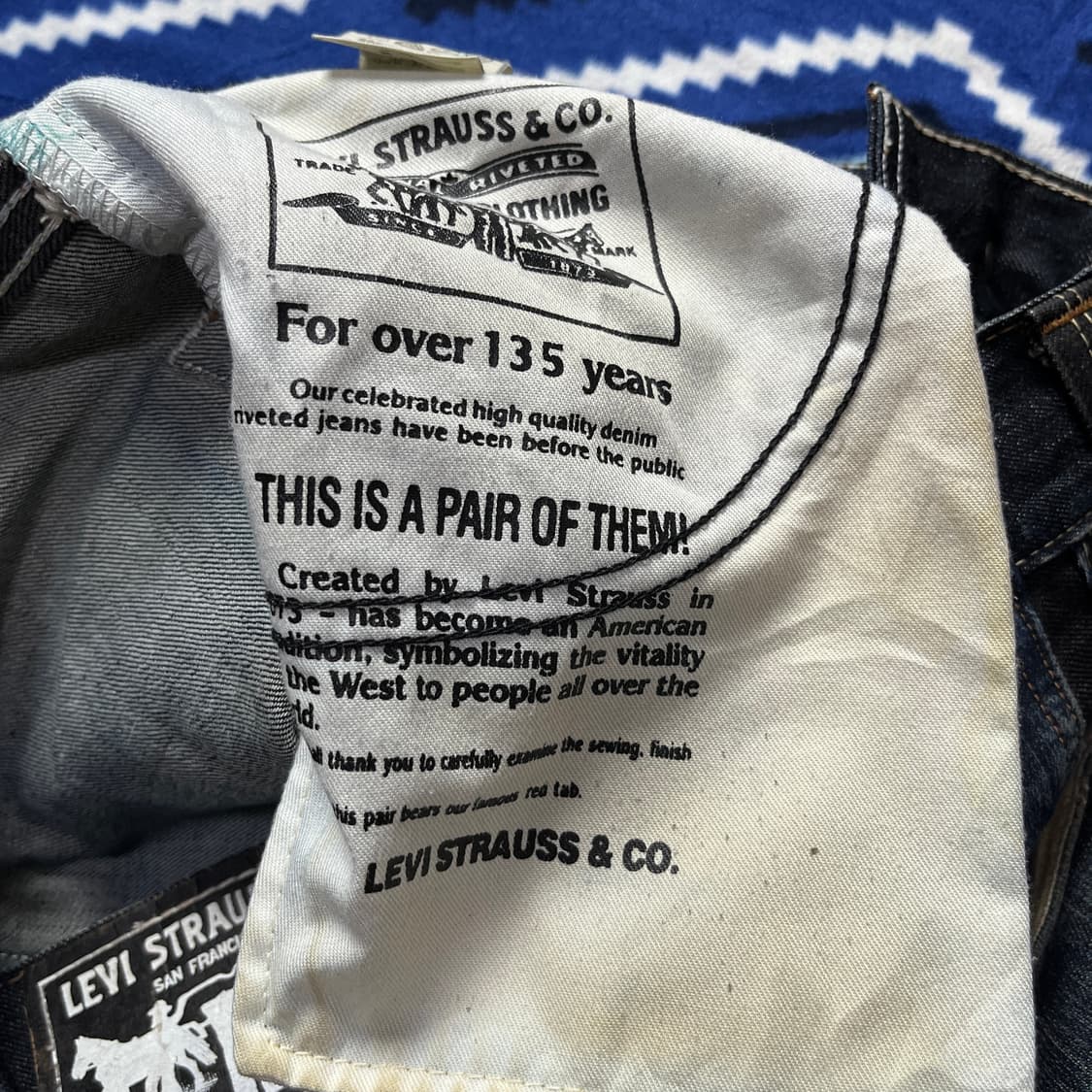 리바이스 LOT 511 뒤 지퍼 데님(실측확인) 상품이미지4