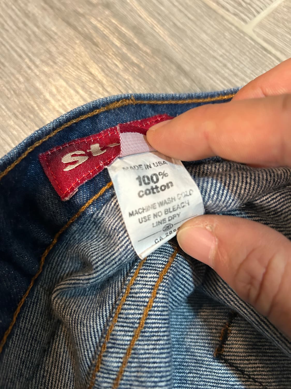 90s 스투시 데님 34 판매 made in usa 상품이미지6