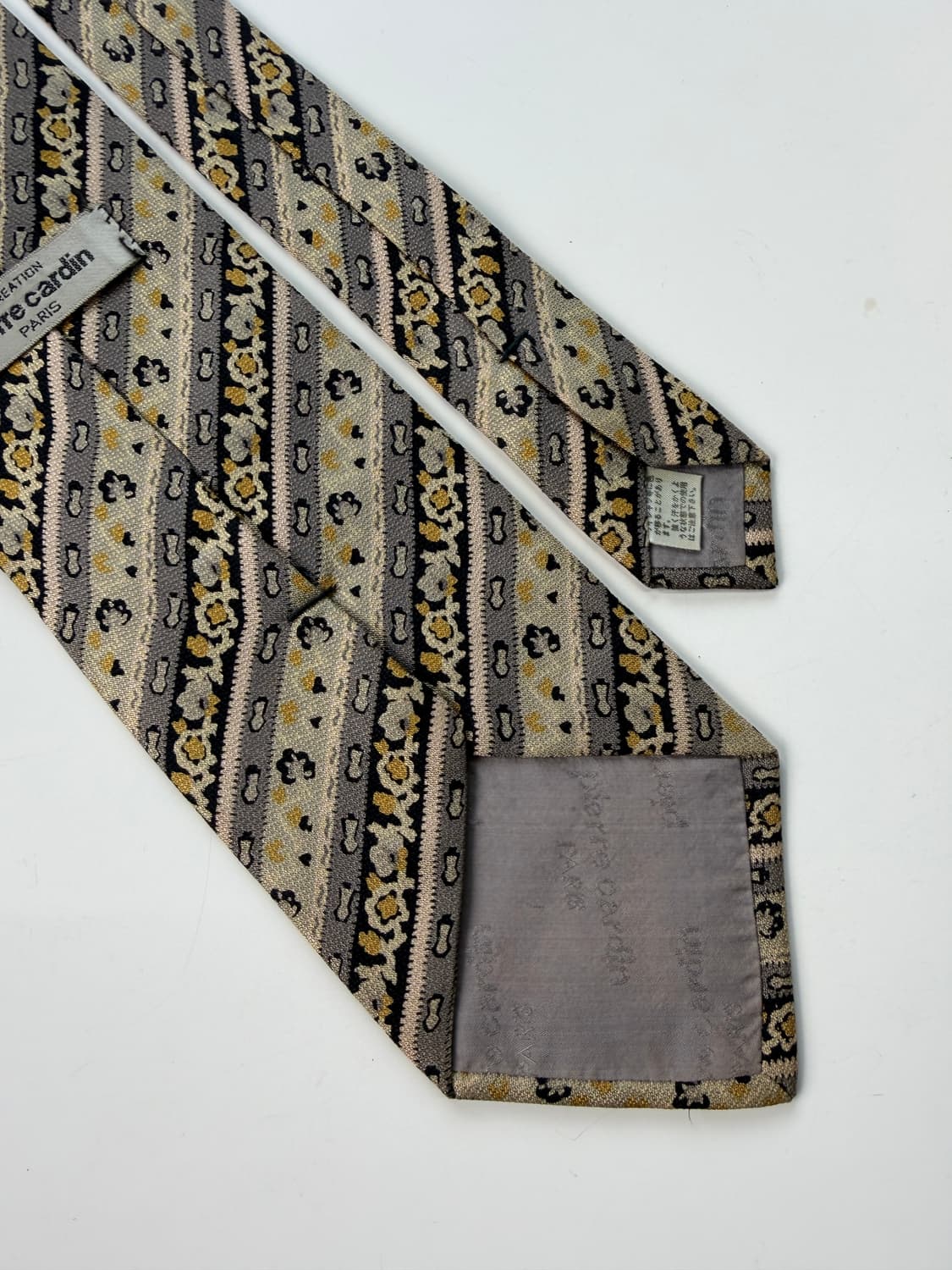 피에르가르뎅(Pierre cardin) 실크 넥타이 9cm 상품이미지5