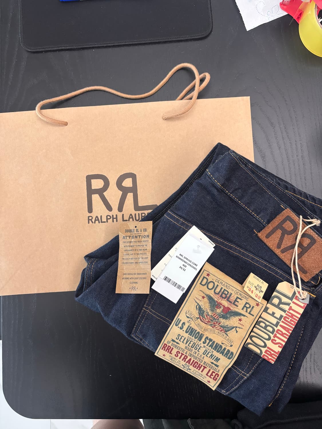 RRL 스트레이트핏 셀비지 진 상품이미지5