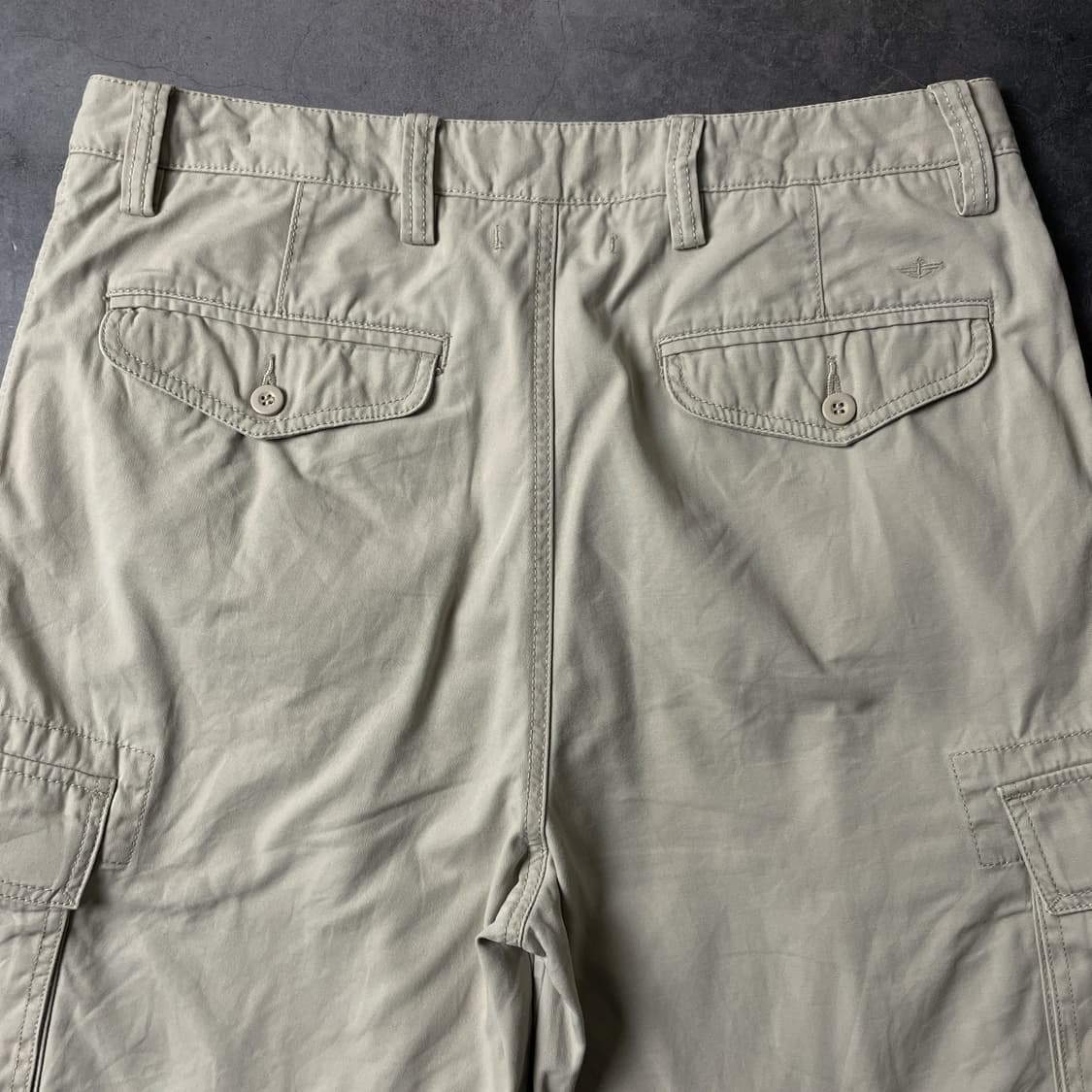 DOCKERS 다커즈 빈티지 베이지 코튼 카고 하프팬츠 A00727 상품이미지7