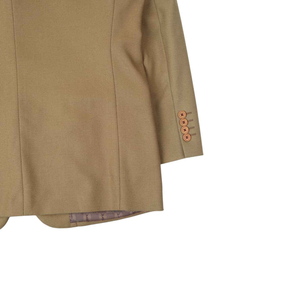 입생로랑 뿌르 옴므 베이지 울 3B 블레이저 자켓 상품이미지7