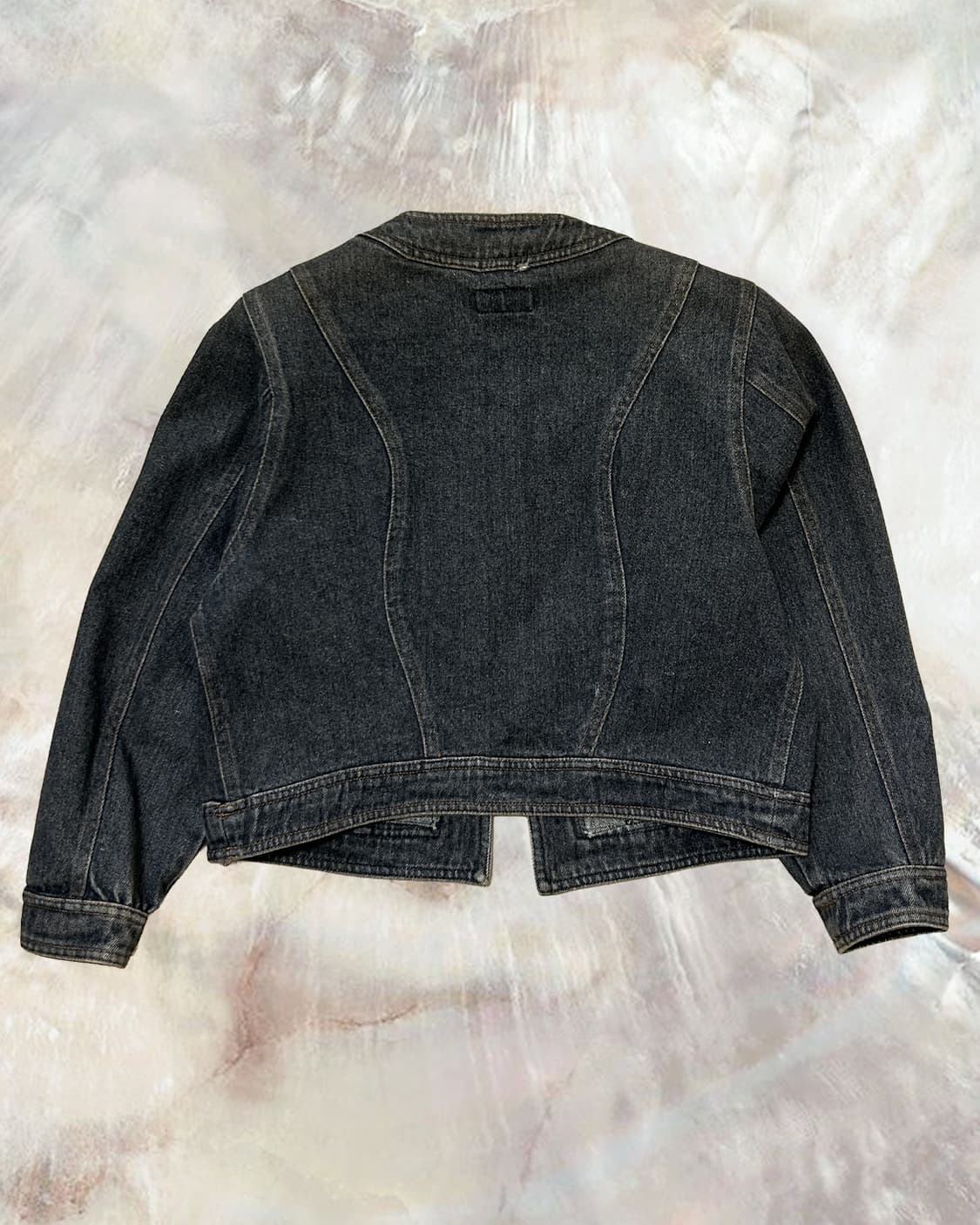 빈티지 데님 나폴레옹 자켓  상품이미지5