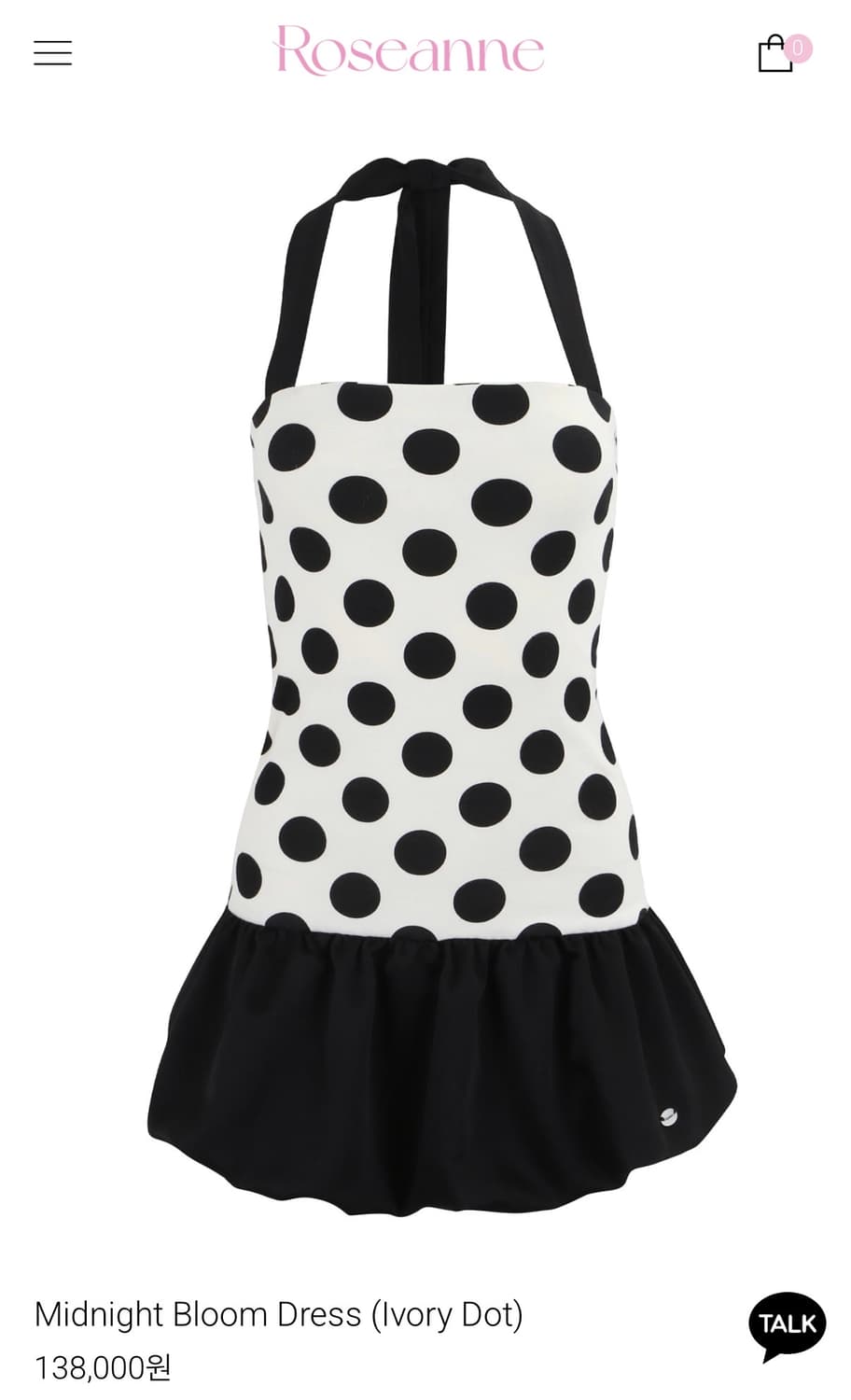 로잔느 도트 원피스 상품이미지2