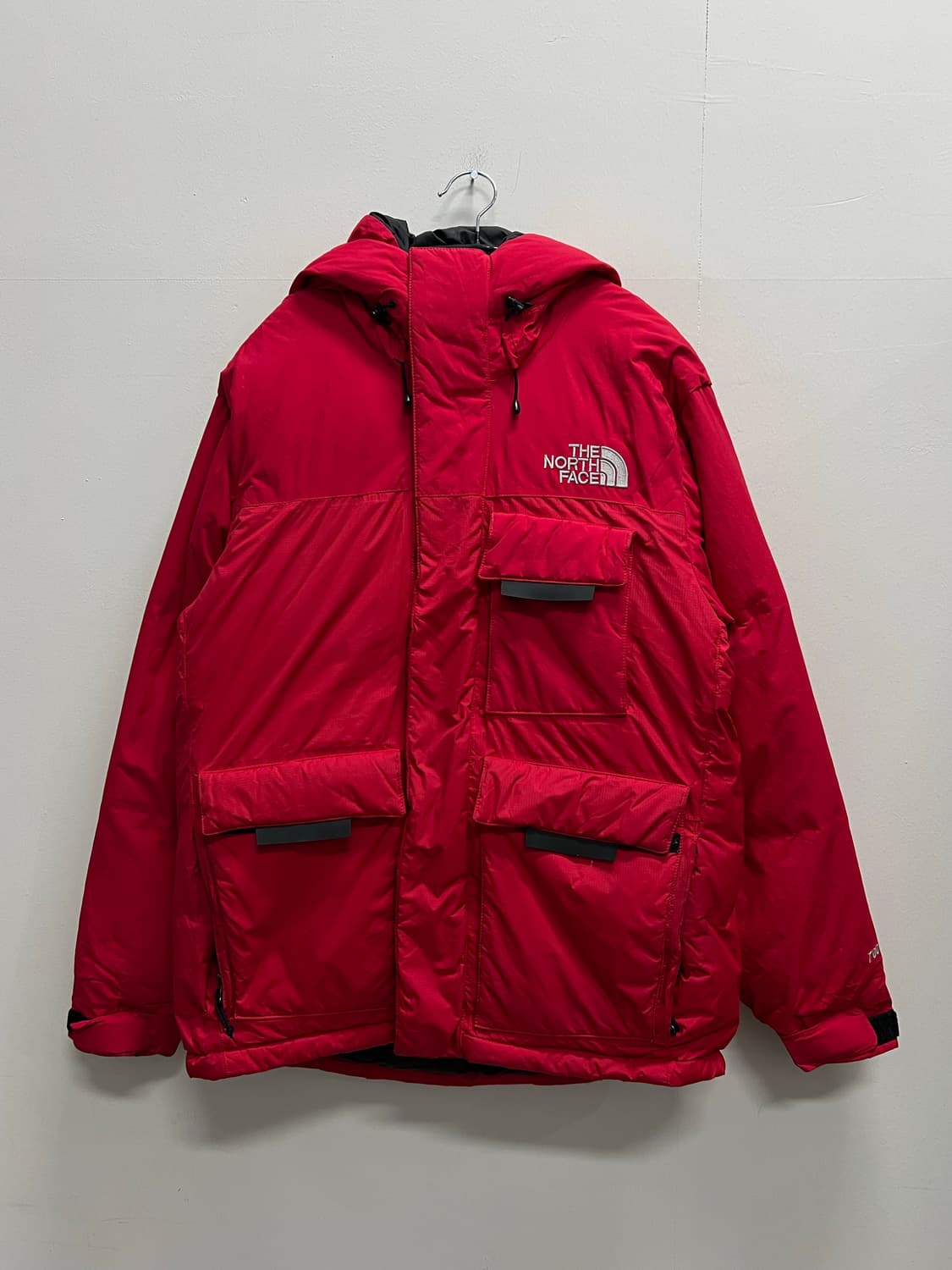 노스페이스 700필 폴라 구스다운 패딩 자켓 레드  상품이미지2