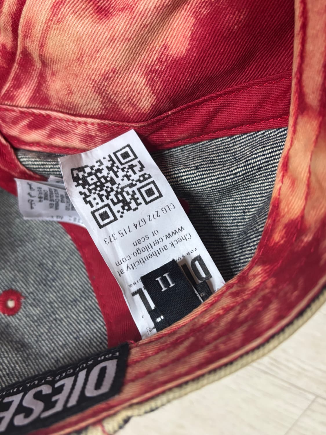 디젤 세이몬 모자 2사이즈 상품이미지3