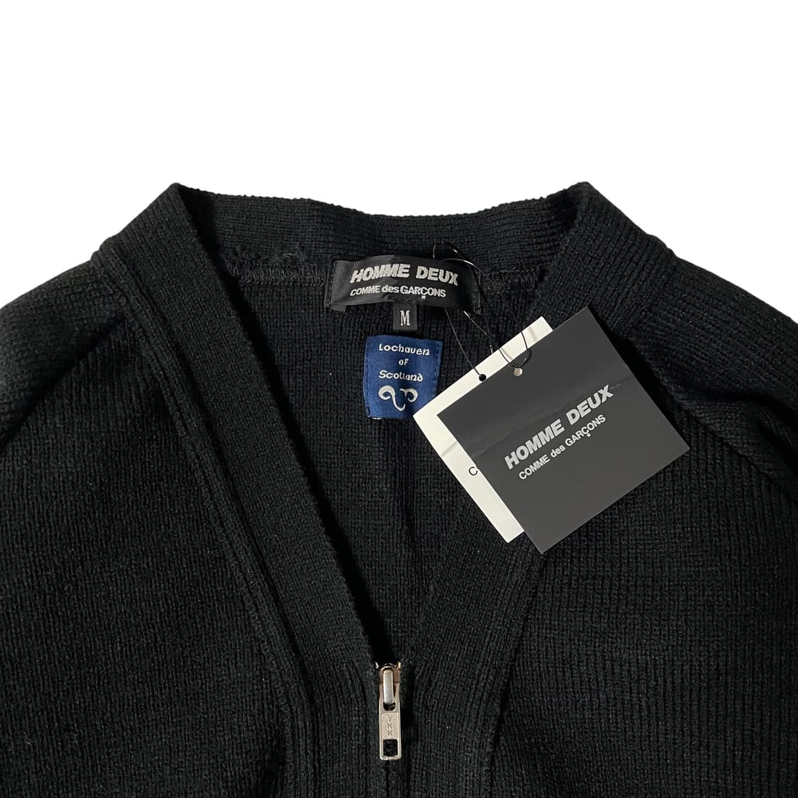 꼼데가르송 옴므 두 집업가디건 블랙 AD2021 상품이미지3