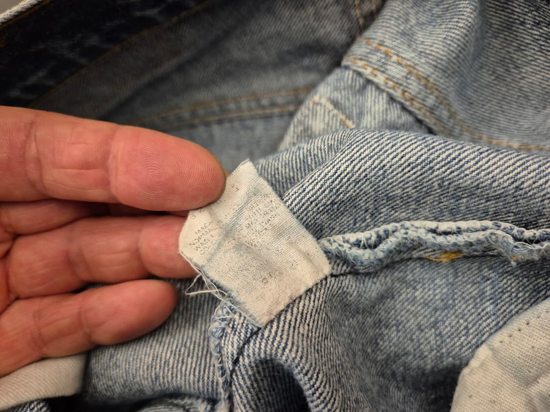 90s 리바이스501 데님팬츠 usa made 상품이미지9