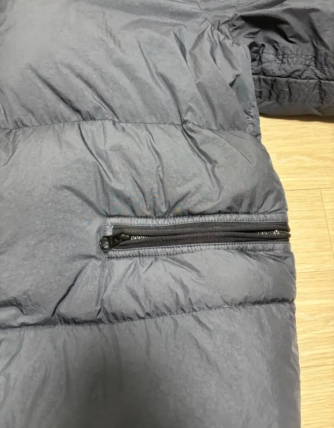 스톤아일랜드 크링클랩스 22FW네이비 XL판매 상품이미지4