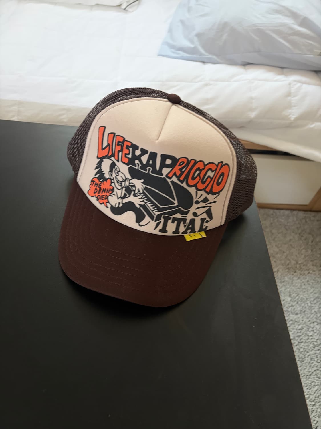 KAPITAL 캐피탈 트러커 캡 브라운 상품이미지1