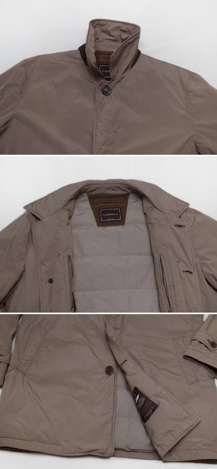 까날리 이태리 테크쉘 구스다운 클래식 패딩 코트 (50 / 100+) 상품이미지3