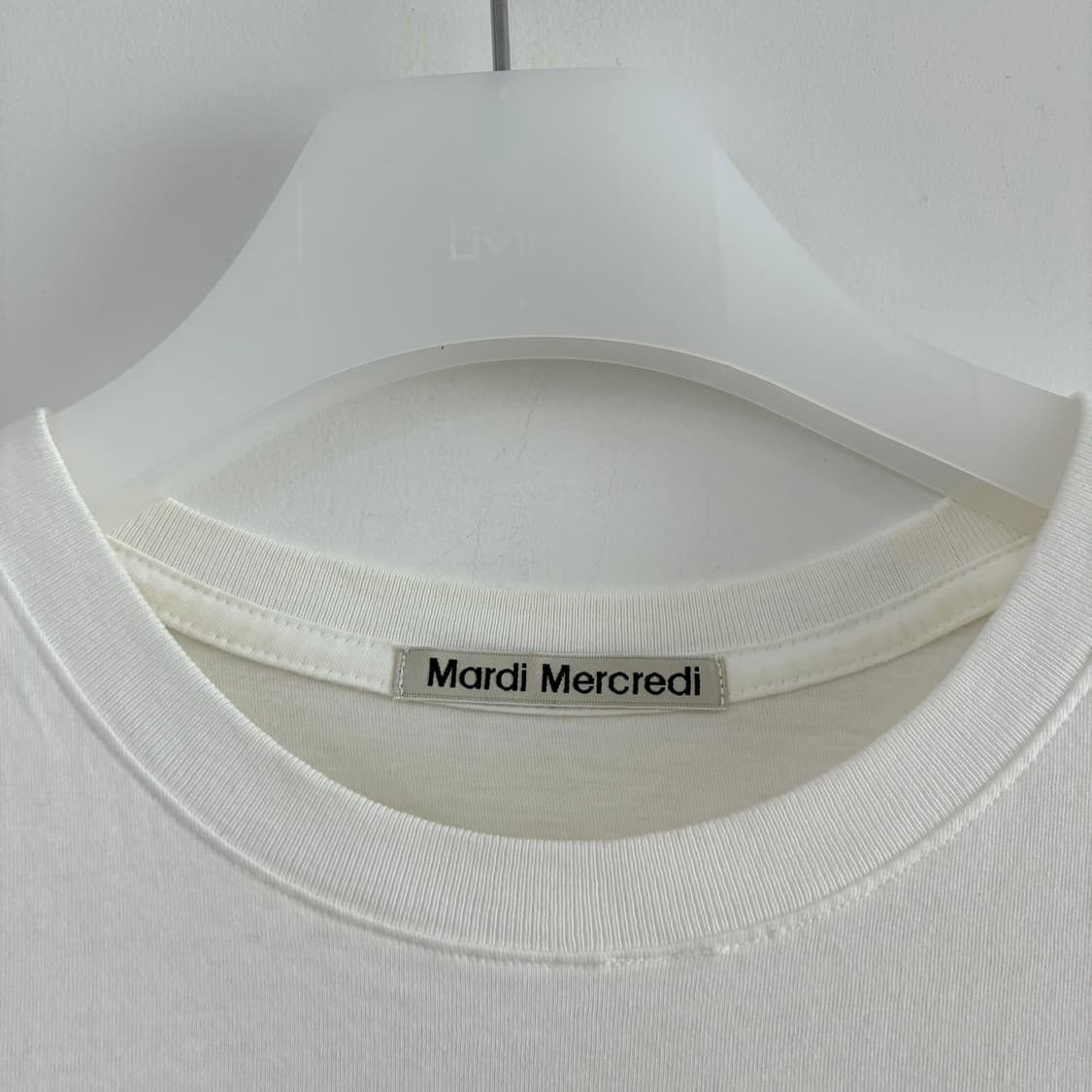 마르디 메크르디 플라워 화이트 반팔 티셔츠 상품이미지5