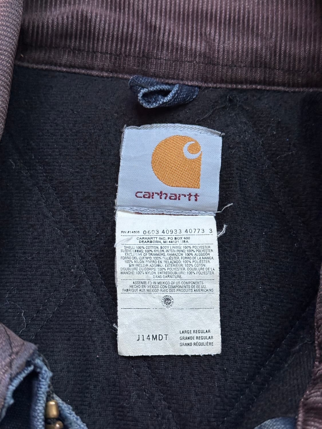 [L] 칼하트 산타페 자켓 J14 MDT 상품이미지5