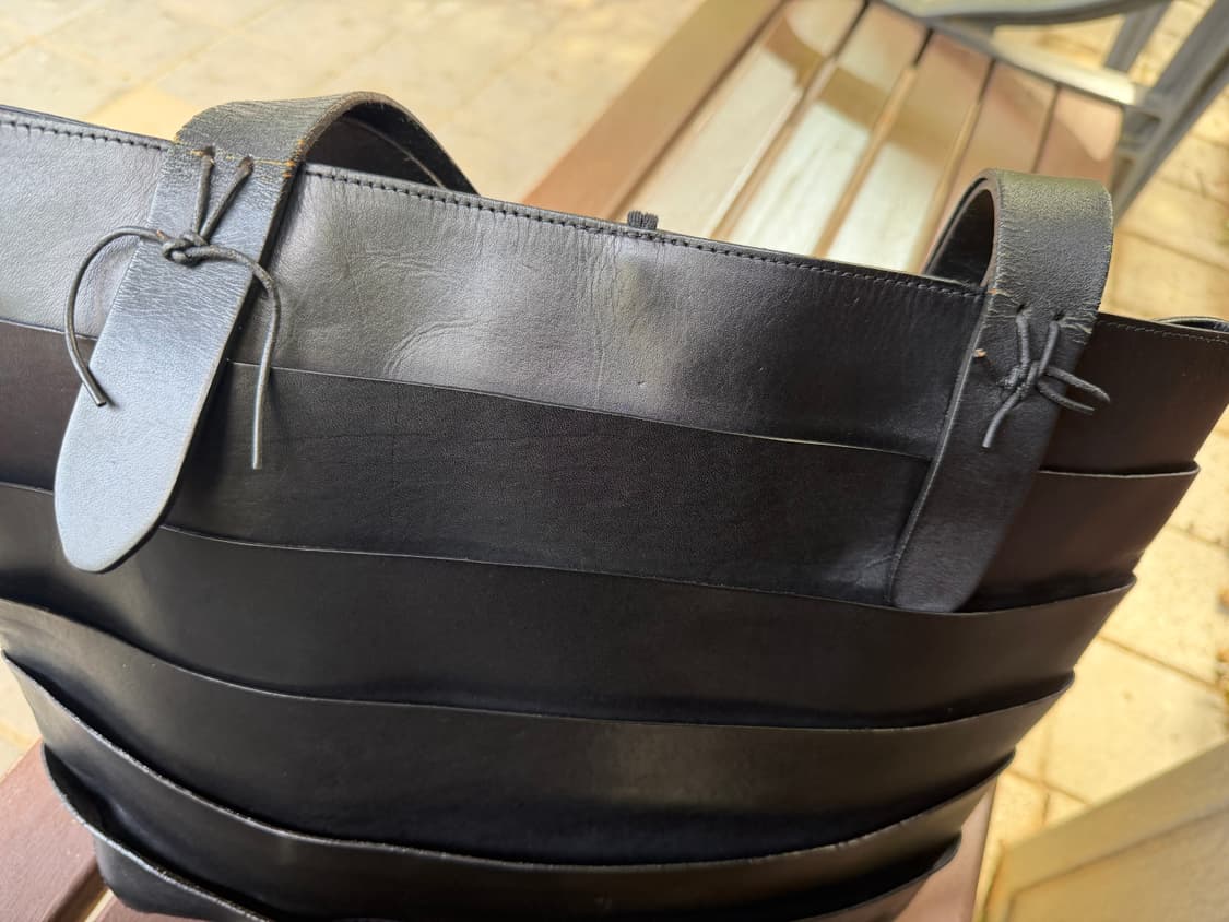 Yohji Yamomoto leather bag y2k/ 요지 야마모토 상품이미지8