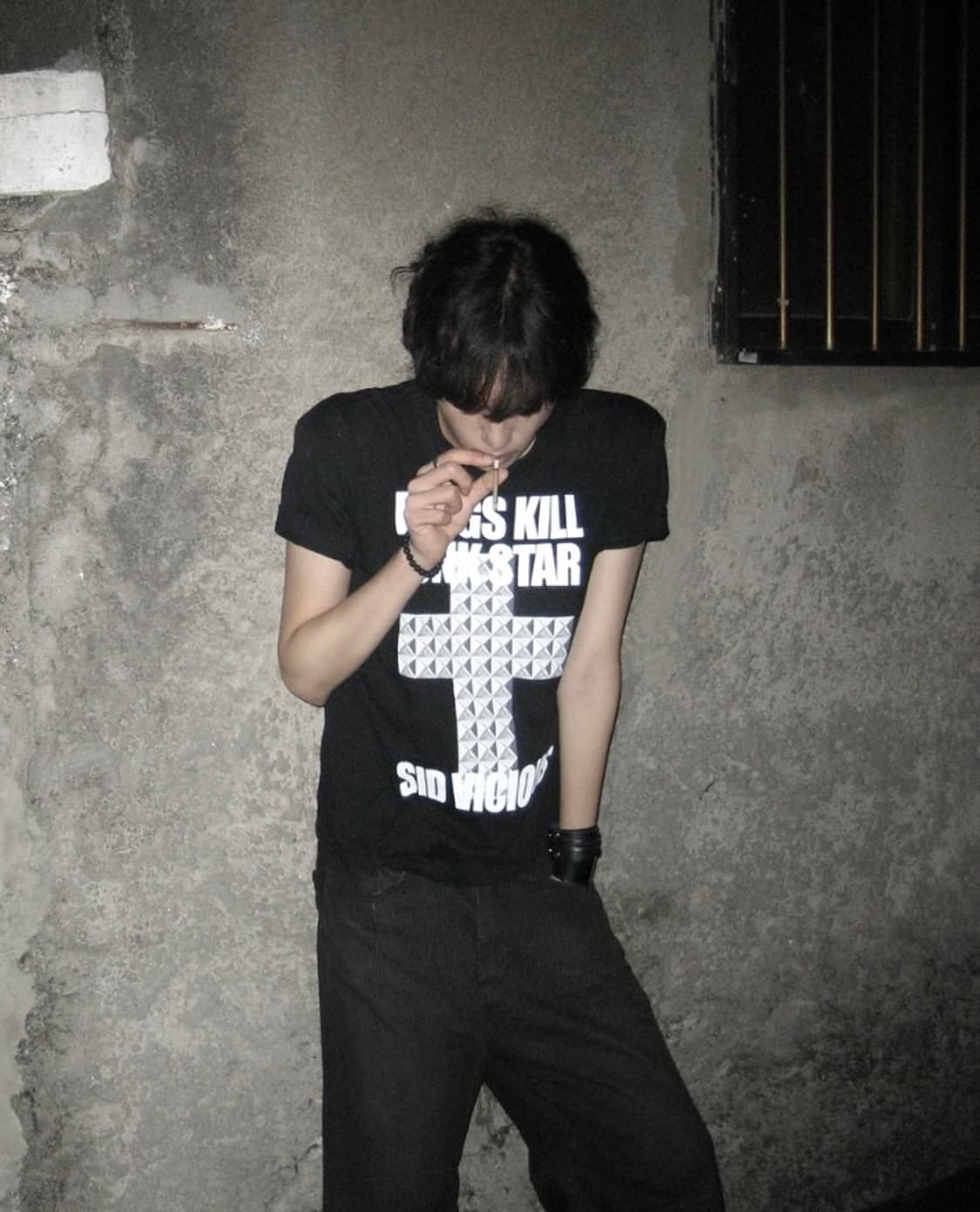 drugs kill punk star t-shirt 상품이미지2