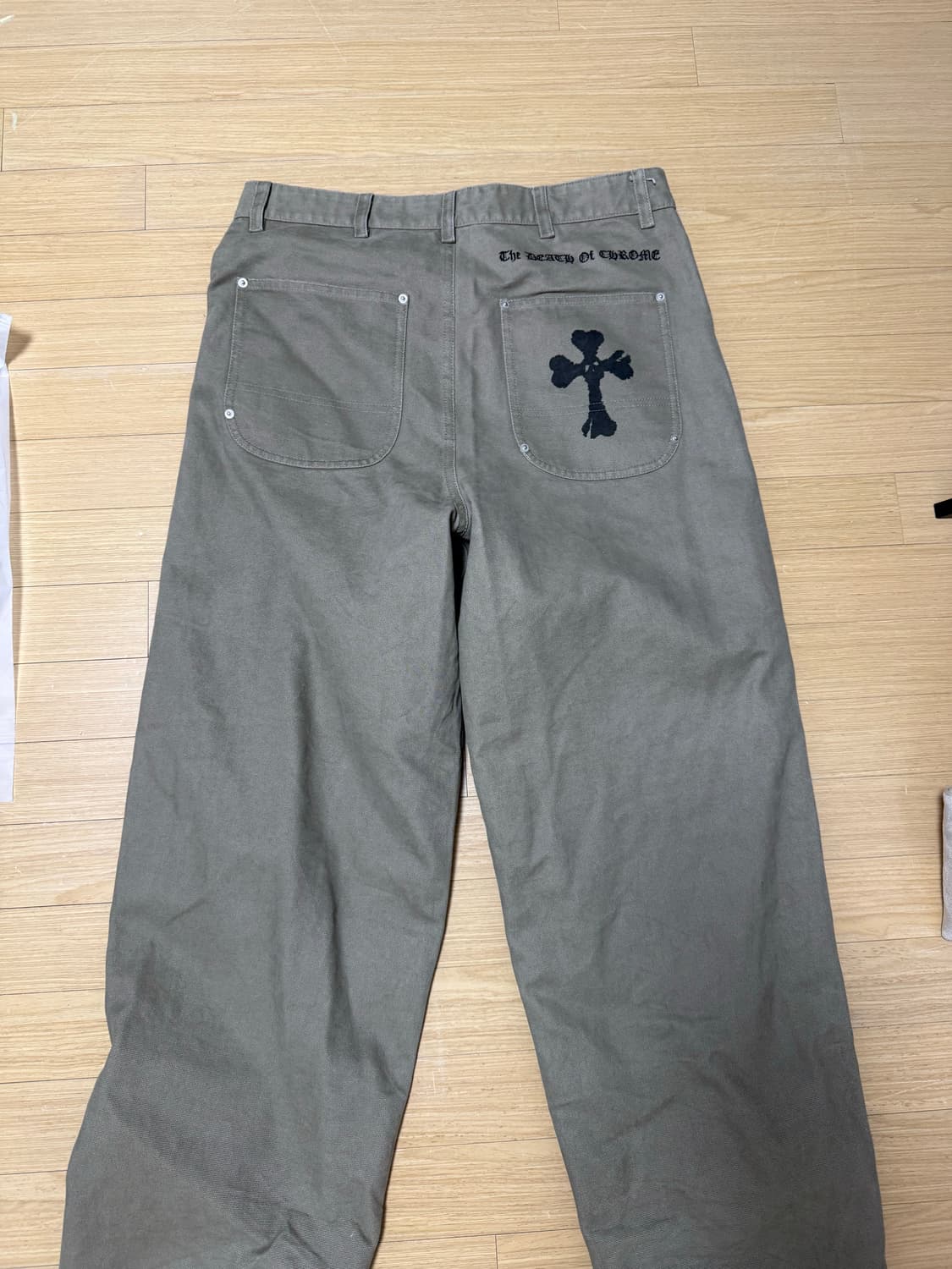 아오이로 데스 오브크롬 워크팬츠 올리브 상품이미지2