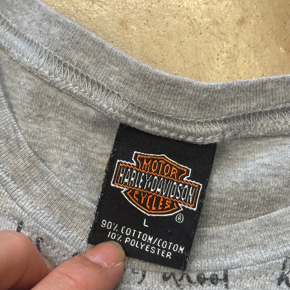 L 할리데이비슨 harley rules 패턴 여성용 민소매티셔츠 상품이미지4