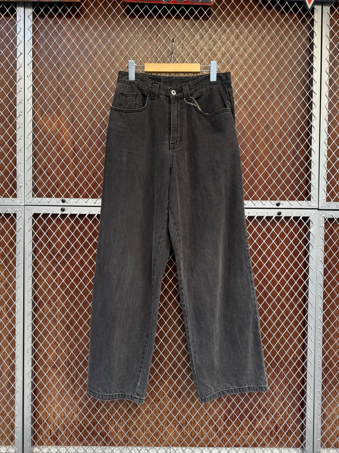 디스이즈네버댓 디네댓 와이드 흑청 데님 팬츠 s 상품이미지1