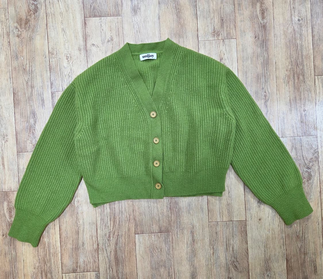유니제이(Unijay) 클로버 가디건 프리사이즈 새상품 상품이미지4